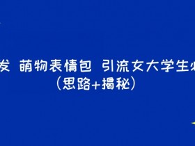 表情包副业项目如何操作，单作品收益300+的实战经验分享