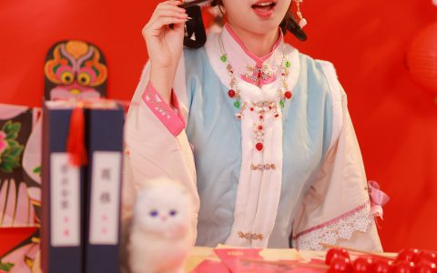 贺新春 古装 写真 节日 春节 新年 可爱 小仙女&YiTuYu艺图语