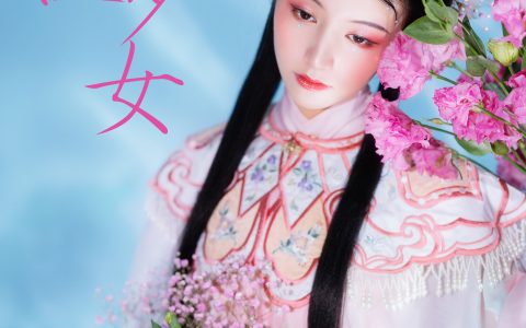 桔梗少女 古装 少女 写真 花&YiTuYu艺图语