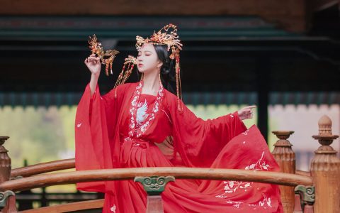 倾尽天下 古风 汉服 红色 摄影 艺术 惊艳&YiTuYu艺图语