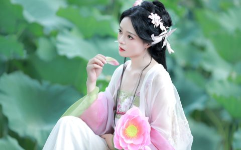 汉服荷花写真&YiTuYu艺图语