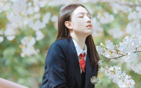 白日梦 花 女生 JK 二次元 校花 青春&YiTuYu艺图语