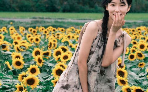 田园时光 治愈系 摄影 青春 文艺 少女 小清新 清纯 向日葵&YiTuYu艺图语