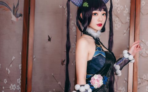 杨玉环旗袍 Cosplay 二次元 旗袍 写真 美少女&YiTuYu艺图语