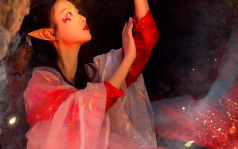 洞穴里的鲤鱼精 Cosplay 小姐姐 优美 古装 仙女 仙气 艺术&YiTuYu艺图语