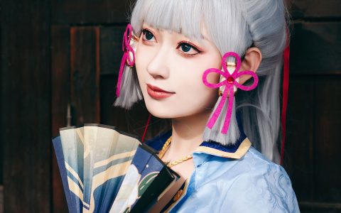 神里绫华 二次元 Cosplay 美少女 写真 头像 日式和风&YiTuYu艺图语