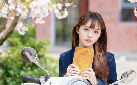 梨花树下 花 JK 女生 校花 小清新 梨花 二次元&YiTuYu艺图语