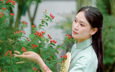 江南 旗袍 江南 中国风 人像 优美&YiTuYu艺图语