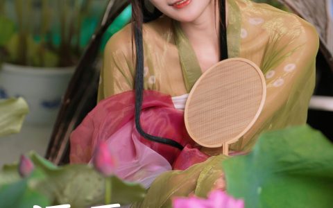 浮香花谷 古装 汉服 小姐姐 少女 荷花 写真 可爱&YiTuYu艺图语