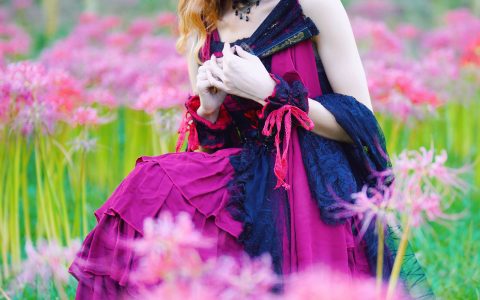 彼岸珠华 花 非主流 洛丽塔 摄影 惊艳 妹子 模特&YiTuYu艺图语