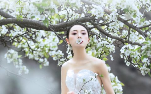 花季 梨花 写真 人像 气质美女&YiTuYu艺图语