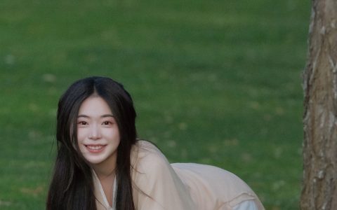 林间小鹿 汉服 古装 少女 妹子 绿色 写真 可爱&YiTuYu艺图语
