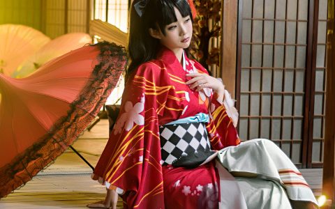 伊什塔尔 英灵正装 Cosplay 二次元 和服 妹子 写真&YiTuYu艺图语