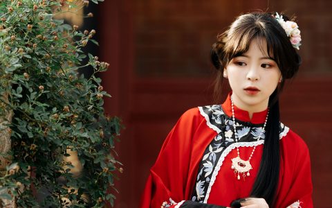 春闺 古装 清汉女 古典 忧郁 花 春天 小姐姐&YiTuYu艺图语