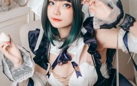 柴郡女仆 Cosplay 写真 美少女 女仆 制服&YiTuYu艺图语