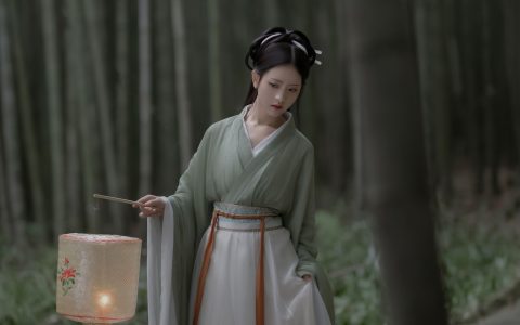 林下有风 清冷 竹林 古风 意境 禅意 汉服 伤感 唯美 美图&YiTuYu艺图语