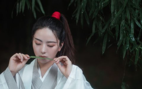潇湘客 意境 古风 小清新 绿色 古代 摄影 人像 女侠&YiTuYu艺图语