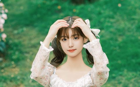 莫奈 小清新 绿色 少女 治愈系 唯美 美图 清纯&YiTuYu艺图语
