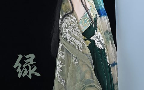 绿 古风 艺术 人像 摄影 绿色&YiTuYu艺图语