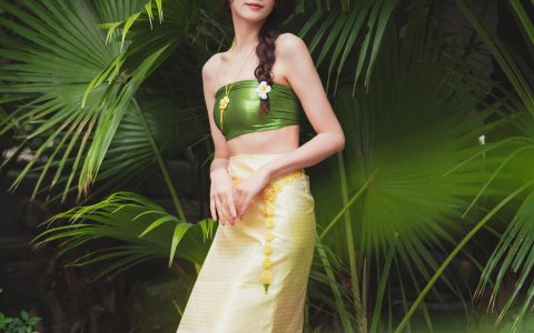 夏日假期 女神 美女 小姐姐 写真 绿色 小清新 夏天&YiTuYu艺图语