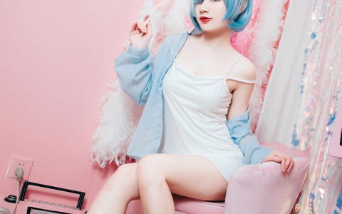 蕾姆居家睡衣 二次元 Cosplay 妹子 少女 写真&YiTuYu艺图语