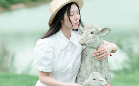 阳光正好 清纯 小清新 绿色 小姐姐 妹子 美女 养眼&YiTuYu艺图语