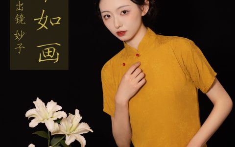 美人如画 古典 旗袍 美人 工笔画 中国风 艺术 人像&YiTuYu艺图语