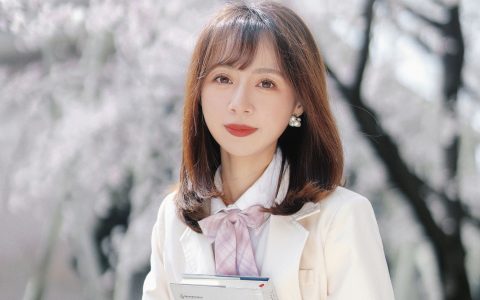 樱花教室 JK 青春 治愈系 文艺 校花 少女 写真 樱花&YiTuYu艺图语
