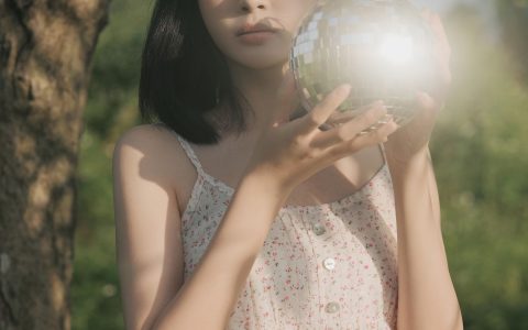 捉迷藏 森系 小清新 少女 清纯 养眼 绿色 摄影 治愈系 美图&YiTuYu艺图语