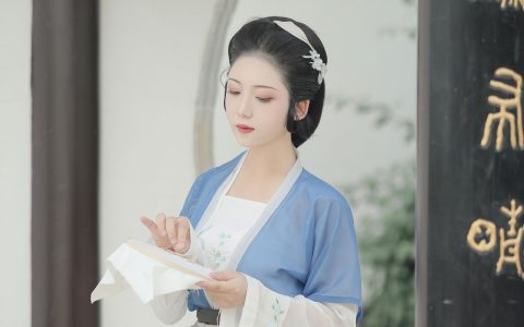 鸳鸯绣 古代 美图 优美 中国风 女人 汉服&YiTuYu艺图语
