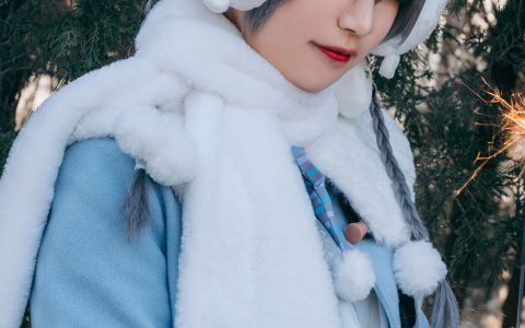 冬天的洛天依 二次元 Cosplay 写真 可爱 街拍 萝莉 冬天&YiTuYu艺图语