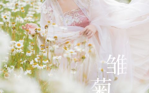 雏菊花海 汉服 古装 美人 小姐姐 花 温柔&YiTuYu艺图语
