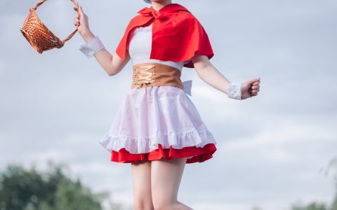 蕾姆小红帽 Cosplay 二次元 美少女 模特 写真 小清新 养眼&YiTuYu艺图语