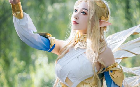 艾琳精灵之舞 二次元 Cosplay 精灵 树林 绿色&YiTuYu艺图语
