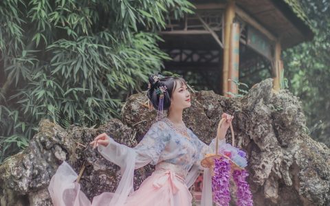 拾春 古风 少女 小清新 汉服 精美 春天&YiTuYu艺图语