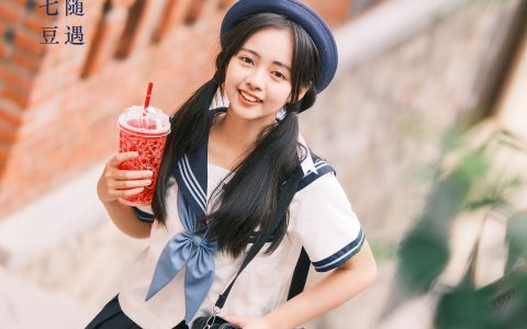 jk少女 JK 日系 二次元 女生 青春 街拍 可爱 少女 美好&YiTuYu艺图语