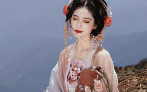 风景古风美女 古风 美人 汉服 惊艳 漂亮 美女 精美&YiTuYu艺图语