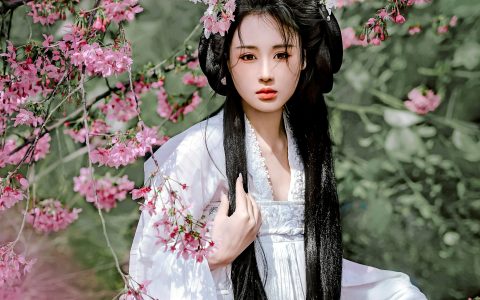 春风十里 樱花 春天 少女 精美 汉服 古风&YiTuYu艺图语
