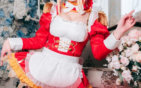 尼禄女仆 二次元 Cosplay 写真 女仆 制服&YiTuYu艺图语