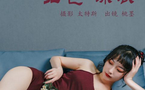 红色泳衣 妹子 写真 性感 人像 美女&YiTuYu艺图语