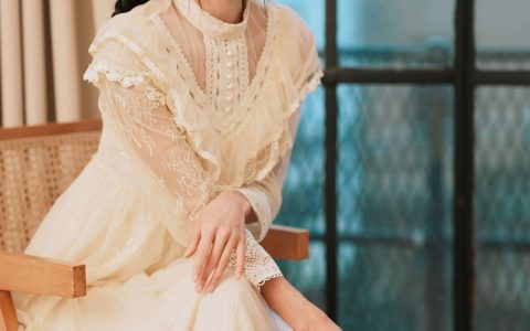 寂静心事 复古 蕾丝美女 模特 小姐姐 优雅 少女&YiTuYu艺图语