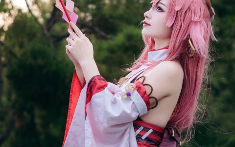 八重神子 Cosplay 二次元 小仙女 少女 美丽&YiTuYu艺图语