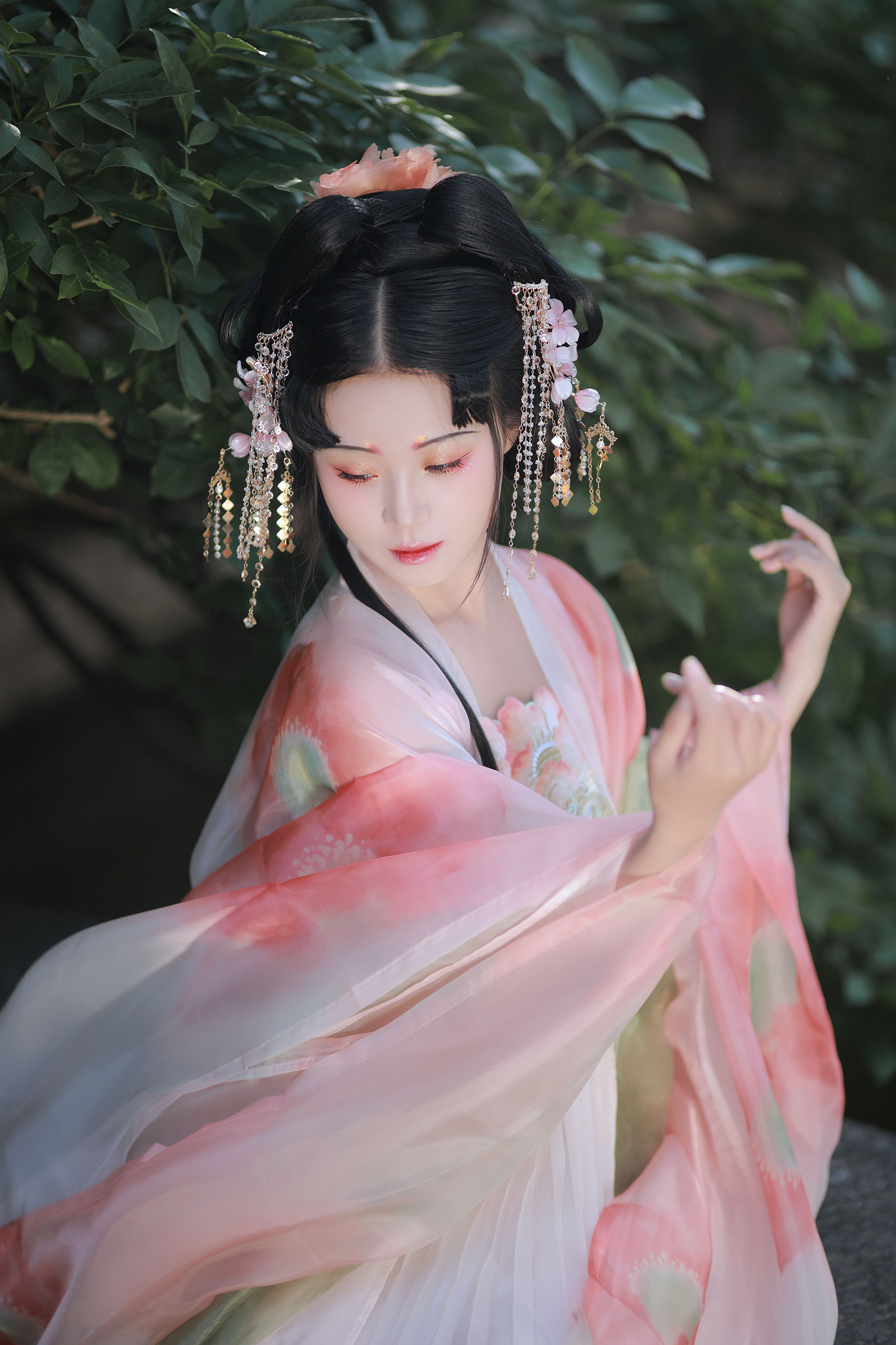 一半素心以清简 古风 汉服 美人 小姐姐 优美 漂亮 写真
