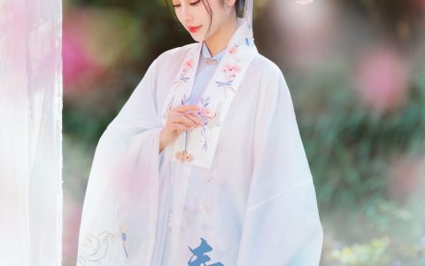 春樱 美人 古风 唯美 樱花 漂亮 树林 模特&YiTuYu艺图语