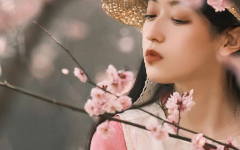 如愿以偿 花 少女 清纯 樱花 写真&YiTuYu艺图语