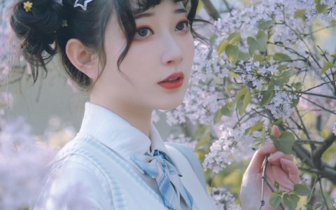 白色相簿 美少女 JK 写真 日系 街拍 花&YiTuYu艺图语