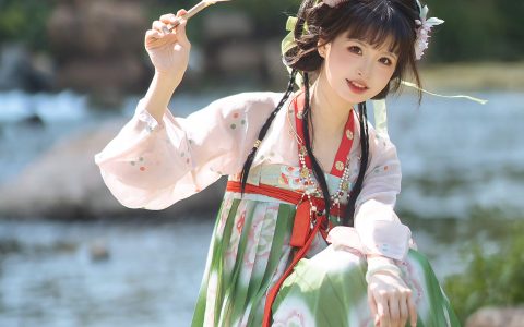 盛夏 荷花 小仙女 古风 汉服 可爱 小姐姐 少女 小清新 夏天&YiTuYu艺图语