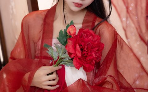 浮华 古风 红色 美人 汉服 中国风&YiTuYu艺图语