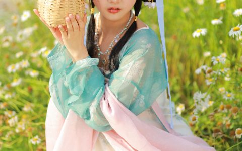雏菊少女 少女 花 可爱 汉服 小仙女 写真 古装&YiTuYu艺图语